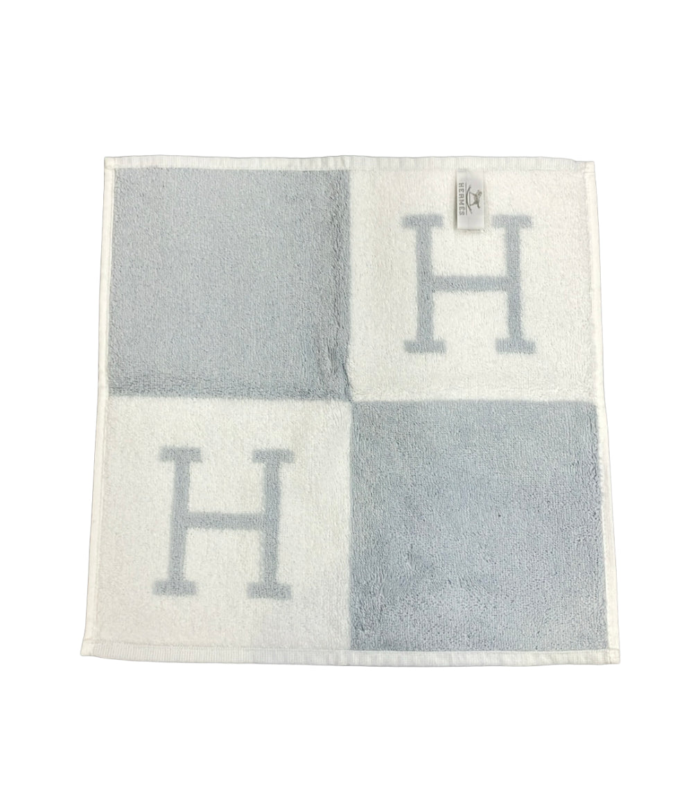 美品 HERMES ハンドタオル カレタオル アヴァロン レディース メンズ エルメス