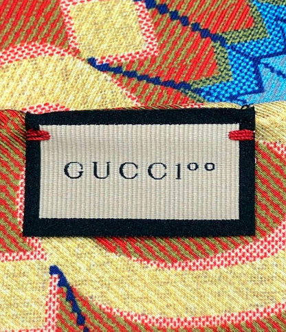 美品 GUCCI スカーフ シルク100% 100th Anniversary Limited Edition Scarf 692032 レディース メンズ グッチ