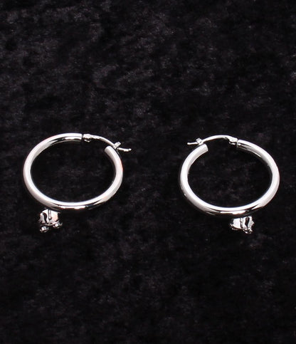 美品 エムエムシックス ピアス SV925 フープ レディース MM6