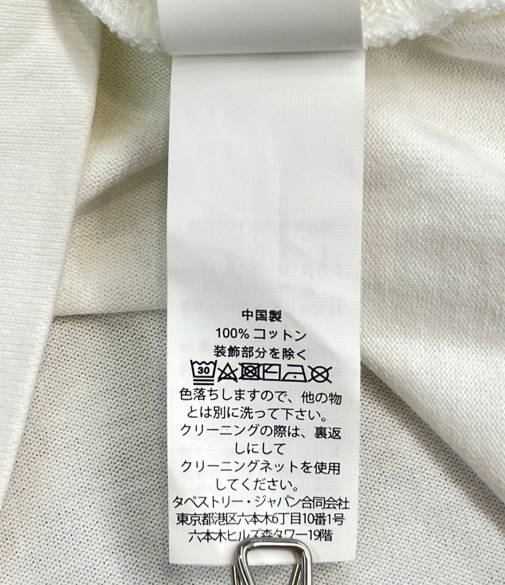 Kate Spade New York 半袖 ビーズ刺繍 Tシャツ レディース SIZE XS ケイトスペード ニューヨーク