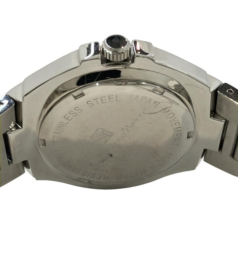 サルバトーレマーラ ③-297  602 Salvatore Marra腕時計 クオーツ ブラック s メンズ