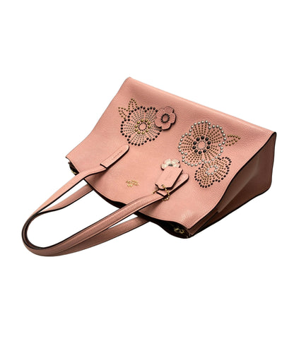 美品 COACH 2WAY トートバッグ ショルダーバッグ 斜め掛け 花柄 26891 レディース コーチ