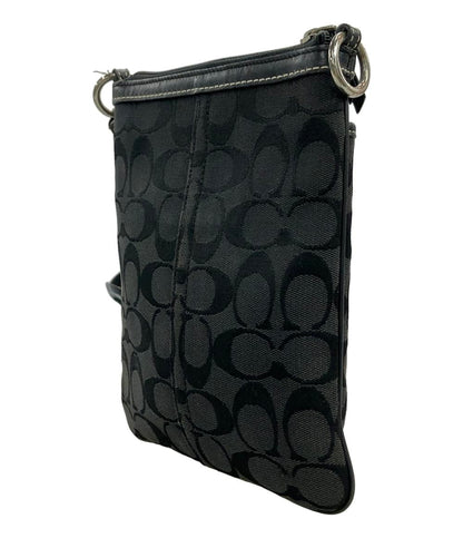 COACH ショルダーバッグ 斜め掛け キャンバス レザー シグネチャー F06016 レディース コーチ