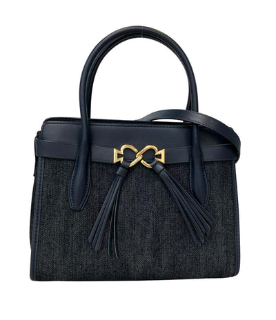 美品 Kate Spade 2WAY ハンドバッグ ショルダーバッグ 斜め掛け デニム レディース ケイトスペード