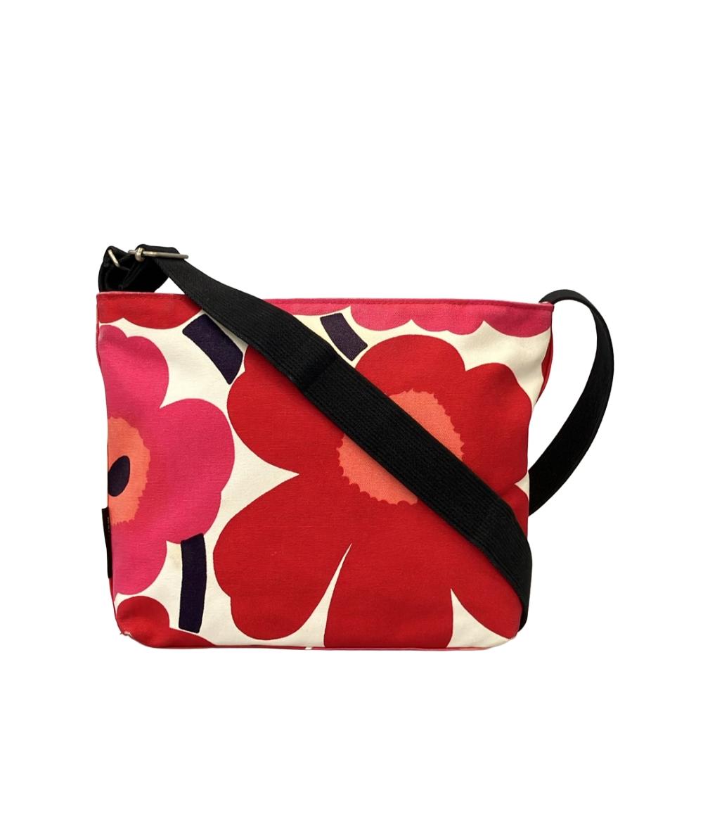 marimekko ショルダーバッグ 斜め掛け 花柄 レディース マリメッコ