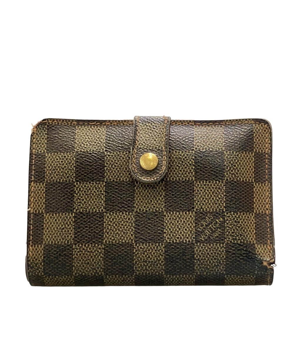 LOUIS VUITTON 二つ折り財布 ポルトモネ ビエ ヴィエノワ ダミエ エベヌ N61663 レディース ルイ・ヴィトン