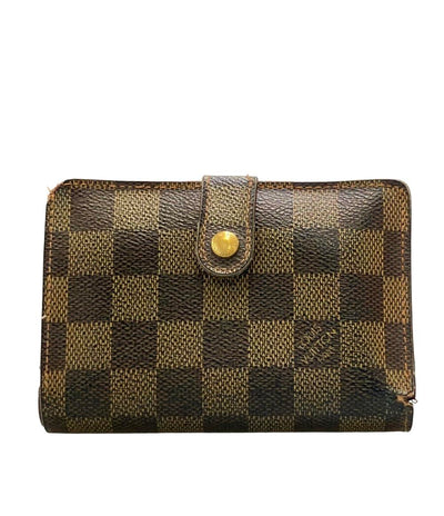 LOUIS VUITTON 二つ折り財布 ポルトモネ ビエ ヴィエノワ ダミエ エベヌ N61663 レディース ルイ・ヴィトン