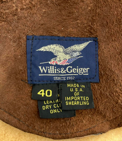 Willis&Geiger レザージャケット 59560715 メンズ SIZE 40 (M) ウイリスアンドカイガー