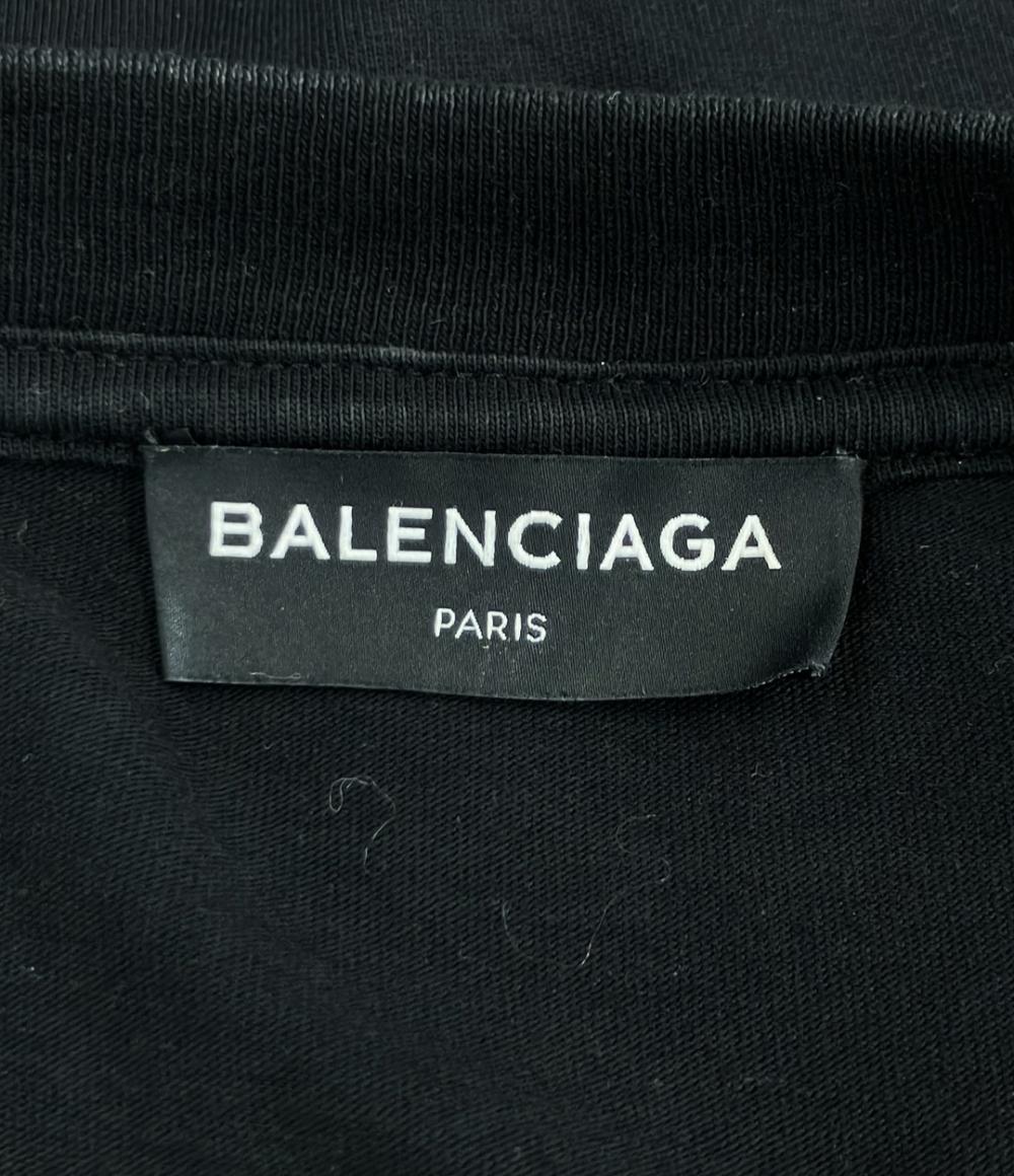 美品 BALENCIAGA 半袖Tシャツ 胸ポケット メンズ SIZE S バレンシアガ