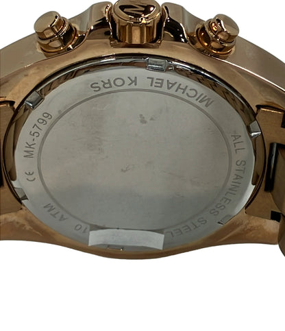 MICHAEL KORS 腕時計 クオーツ ピンクゴールド MK5799 メンズ マイケルコース