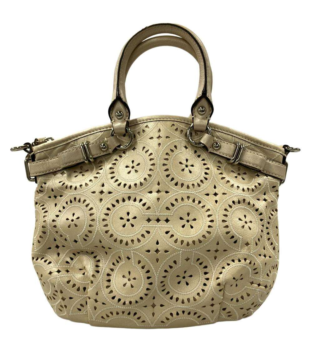 COACH 2WAYハンドバッグ ショルダーバッグ シグネチャー F26139