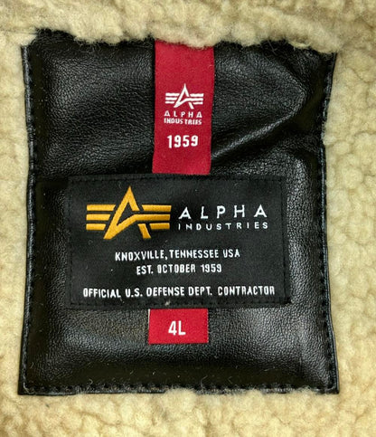 アルファ・インダストリーズ フェイクムートンジャケット 裏ボア TA1548-8075 陸軍航空隊 メンズ SIZE 4L (4L) Alpha Industries