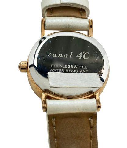 canal4℃ 腕時計 クオーツ シェル レディース カナルヨンドシー