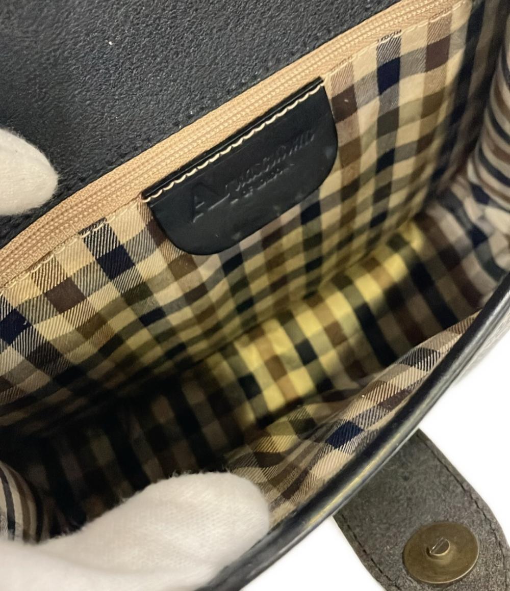 Aquascutum アクアスキュータム ショルダーバッグ イタリア ビンテージ Aquascutum ショルダーバッグ 斜め掛け レディース アクアスキュータム