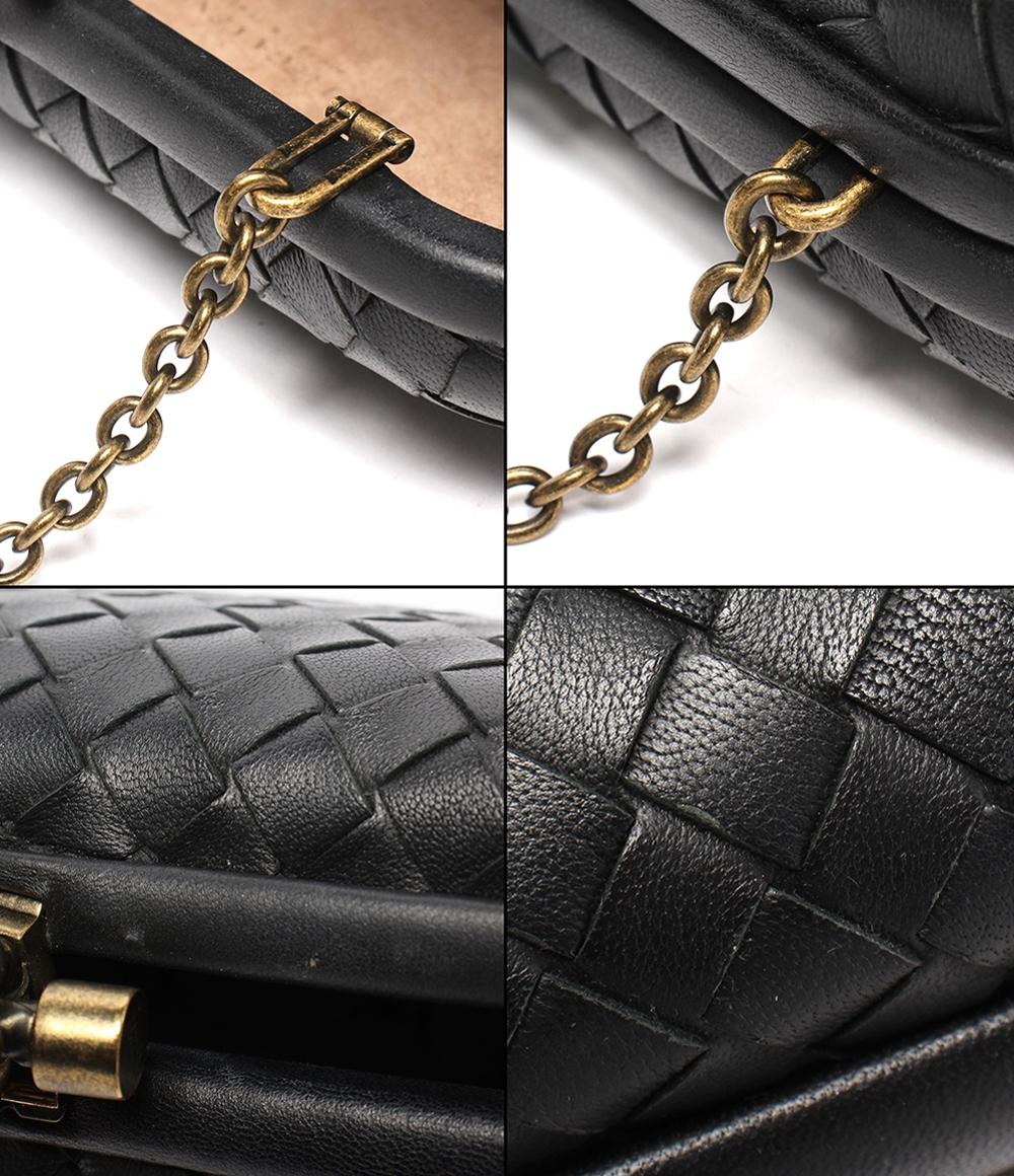 BOTTEGA VENETA チェーンショルダーバッグ 斜め掛け ノット イントレチャート ミノディエール レディース