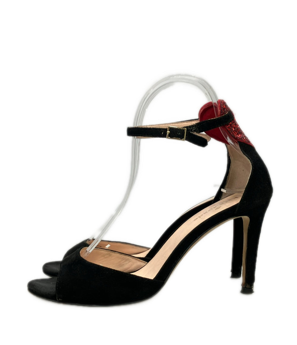 kate spade ケイトスペード ウェッジソールハイヒール アンクルストラップ 24cm kate spade NEW YORK - ケイトスペード アンクルストラップサンダル
