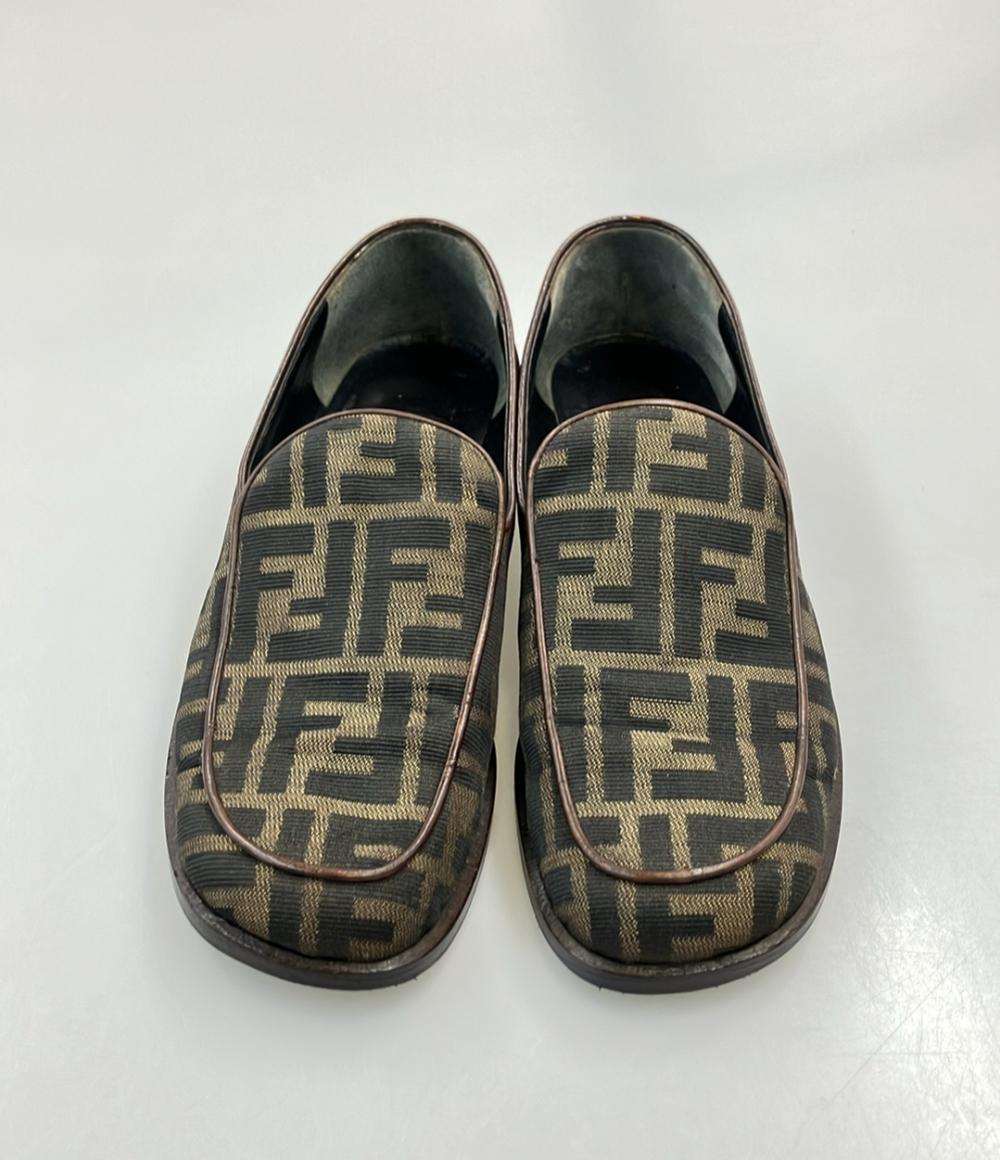 FENDI ローファー ズッカ柄 レディース SIZE 38 1/2 (25.5cm) フェンディ