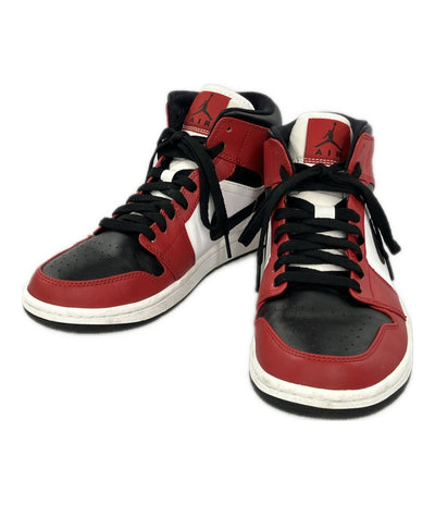 ナイキ ミドルカットスニーカー AIR JORDAN 1 MID CHICAGO BLACK TOE 554724-069 メンズ SIZE 26 (M) NIKE