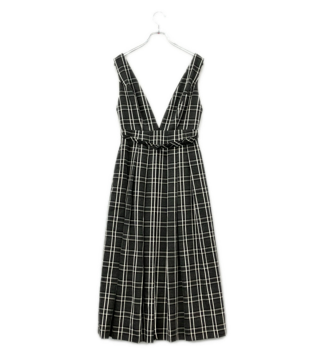 Her lip to ノースリーブ クラシック プレイド ジャンパー ワンピース レディース SIZE S ハーリップトゥ