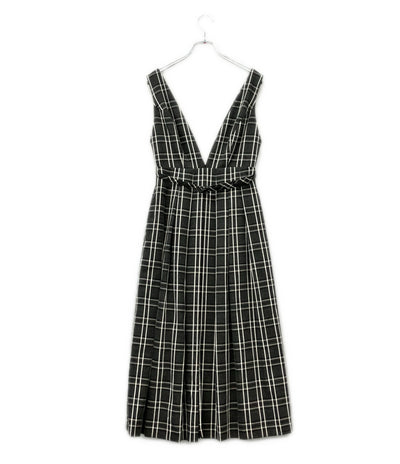 Her lip to ノースリーブ クラシック プレイド ジャンパー ワンピース レディース SIZE S ハーリップトゥ