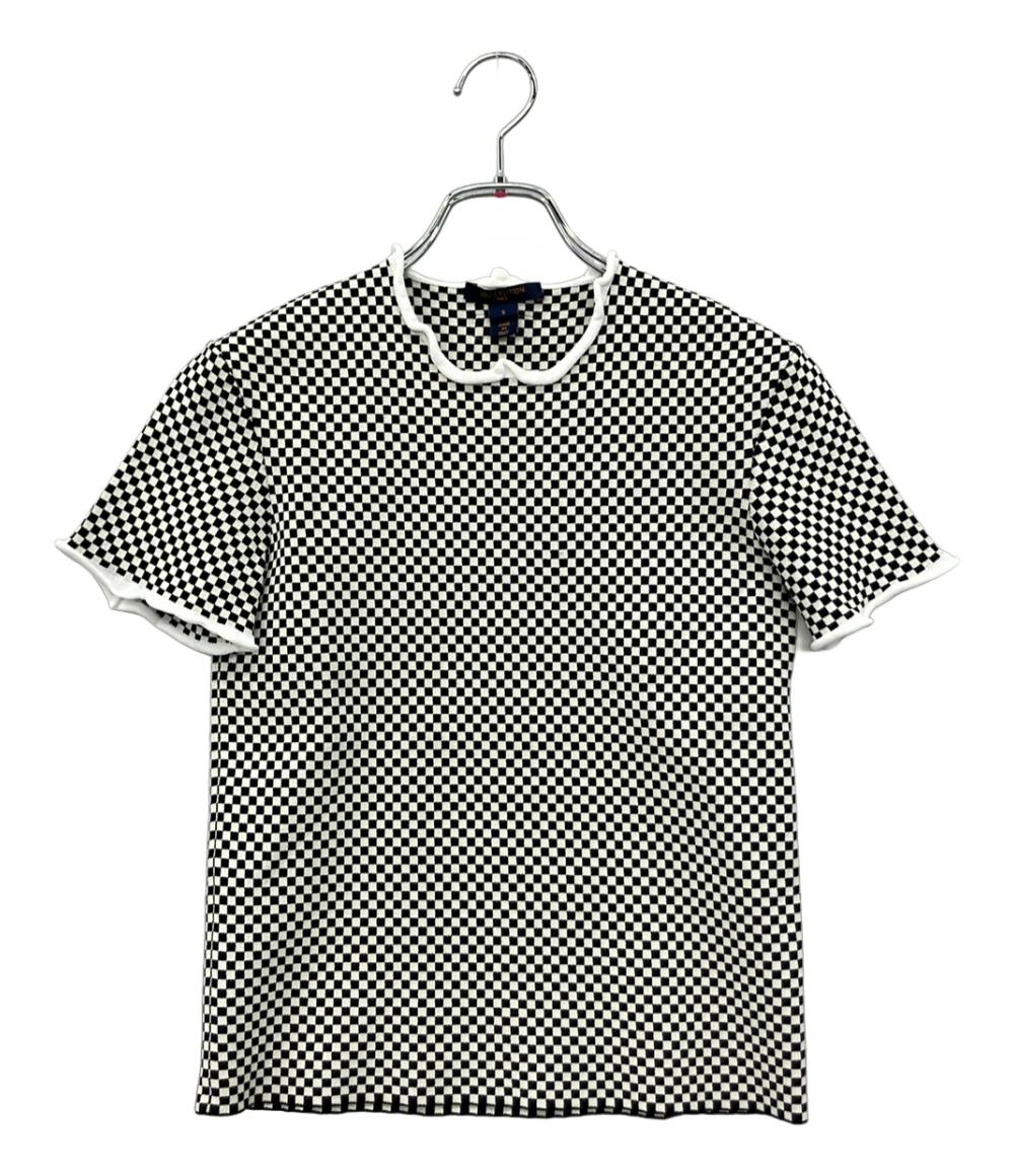 美品 ルイヴィトン チェッカー柄カットソー レディース SIZE S LOUIS VUITTON