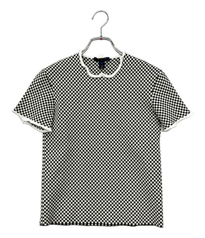 美品 ルイヴィトン チェッカー柄カットソー レディース SIZE S LOUIS VUITTON