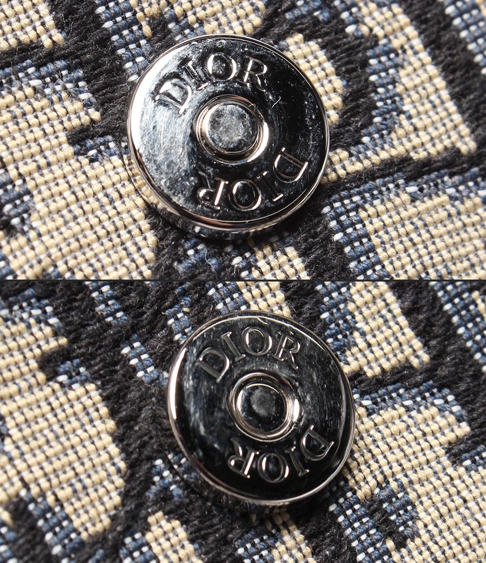 美品 Dior ボディバッグ キャンバス サドルバッグ 16BO0262 メンズ ディオール