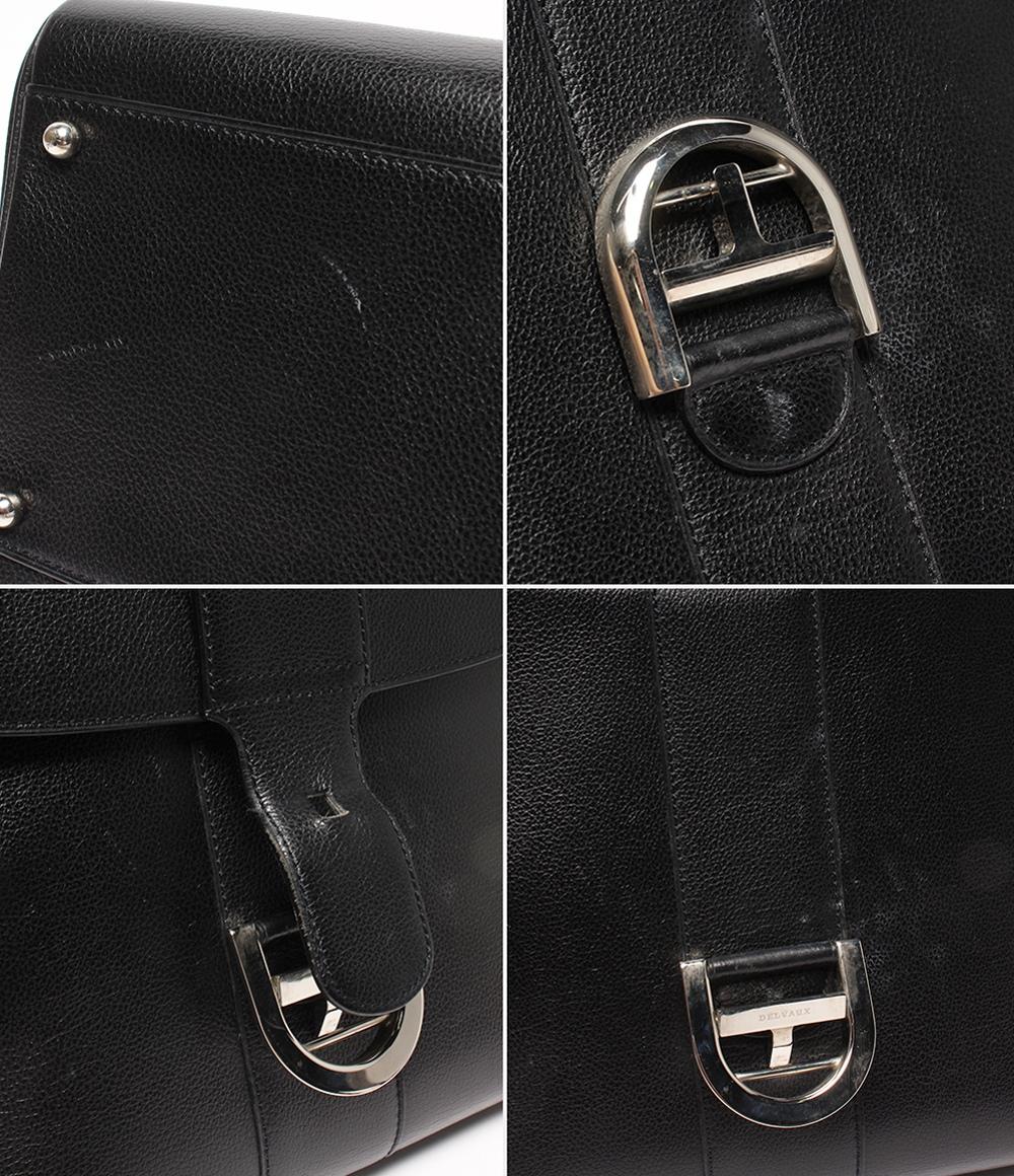 DELVAUX 2wayハンドバッグ ショルダーバッグ 斜め掛け シルバー金具 ブリヨンMM レディース デルヴォー