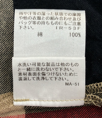 ブルーレーベルクレストブリッジ チェック柄長袖シャツワンピース レディース SIZE 38 (M)