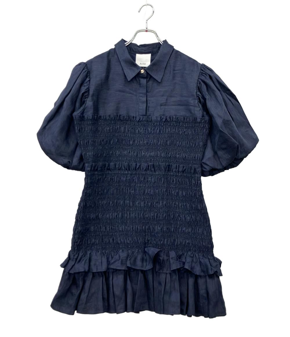 Acler 半袖ワンピース シャツ ボタン al2210023d レディース SIZE AU14 (XL) アクラー