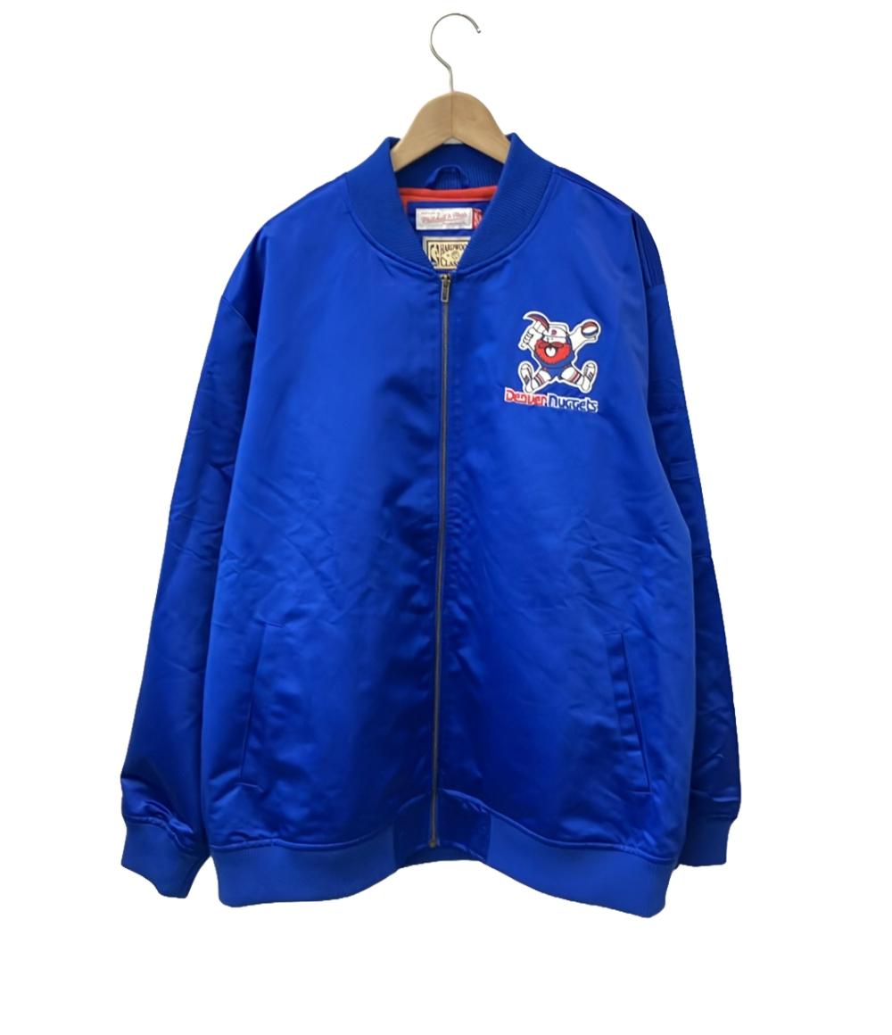 美品 ミッチェル&ネス サテン ボンバージャケット メンズ SIZE 2XL Mitchell & Ness