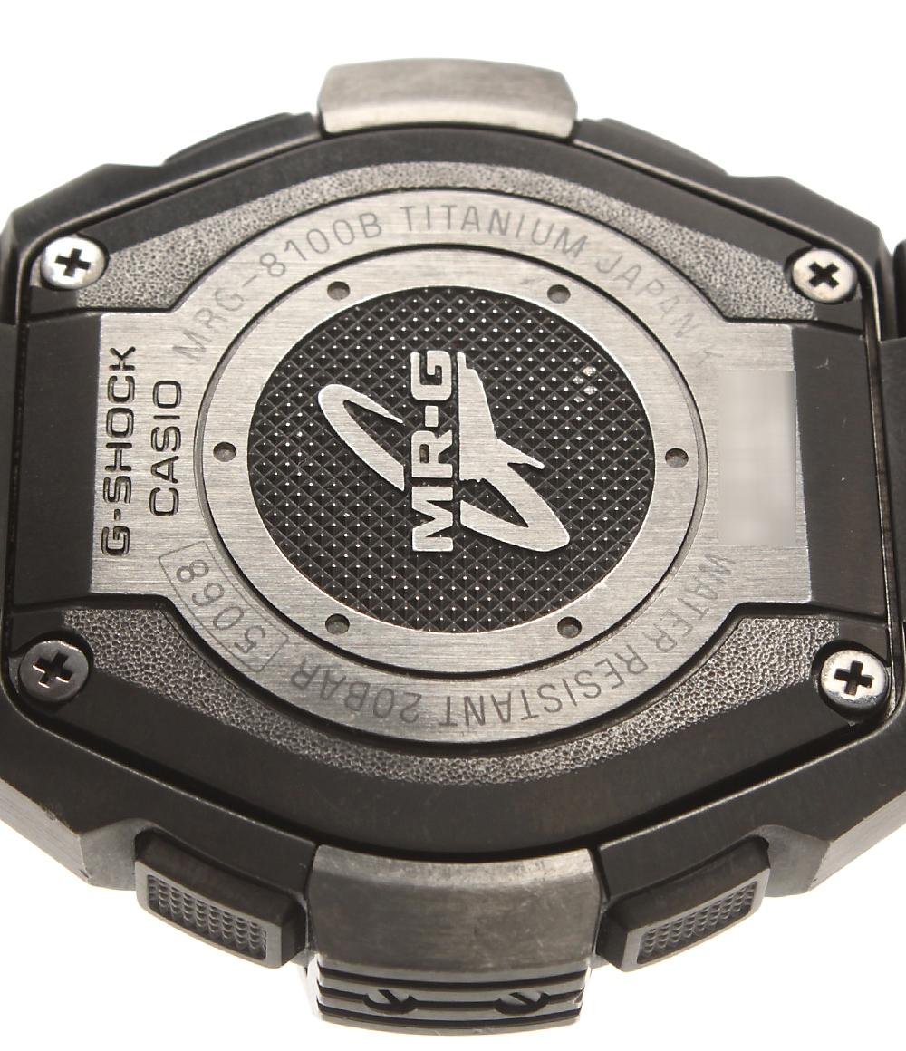 CASIO 腕時計 MR-G G-SHOCK ソーラー ブラック MRG-8100B メンズ カシオ