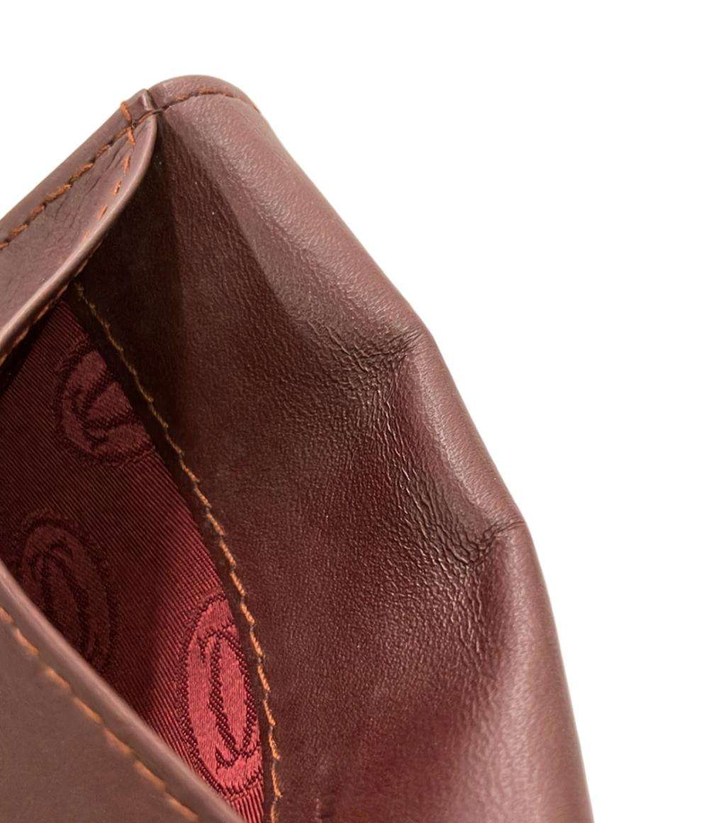 Cartier コインケース レザー マストライン レディース カルティエ