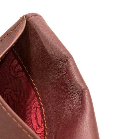 Cartier コインケース レザー マストライン レディース カルティエ
