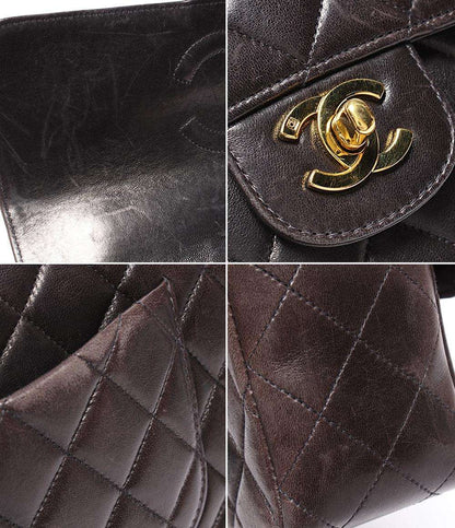 CHANEL ハンドバッグ 親子バッグ トップハンドル マトラッセ ゴールド金具 3番台 ラムスキン レディース シャネル