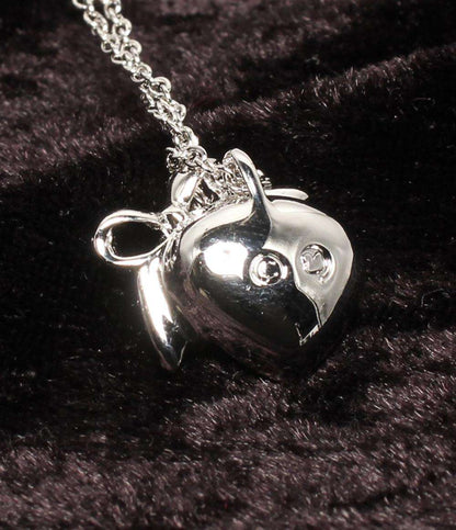 美品 SWAROVSKI ネックレス ハートモチーフ リボンモチーフ レディース スワロフスキー