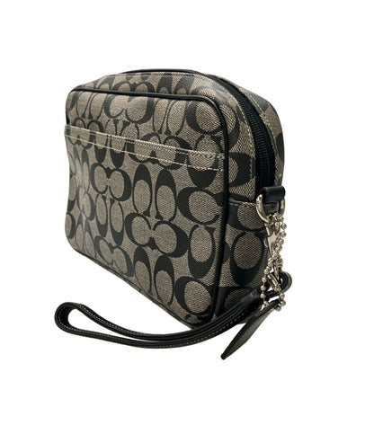 美品 COACH セカンドバッグ クラッチバッグ シグネチャー F77277 メンズ コーチ