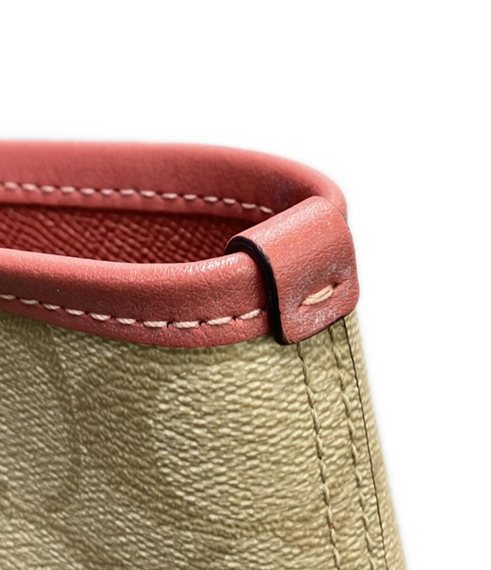 COACH トートバッグ 花柄 PVC リバーシブル シグネチャー F72844 レディース コーチ