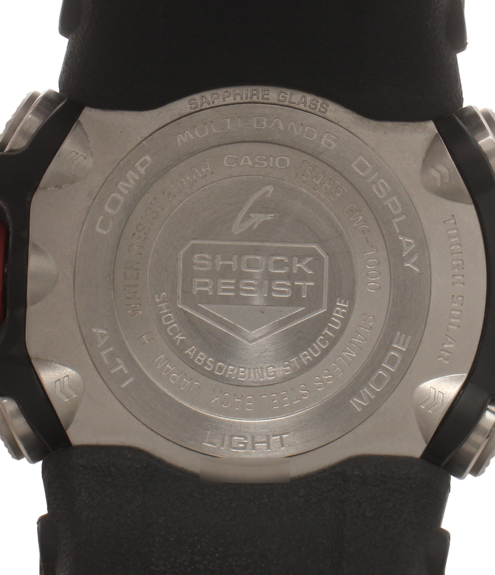 美品 CASIO 腕時計 マッドマスター MUDMASTER 電波ソーラー G-SHOCK ソーラー GWG-1000 メンズ カシオ