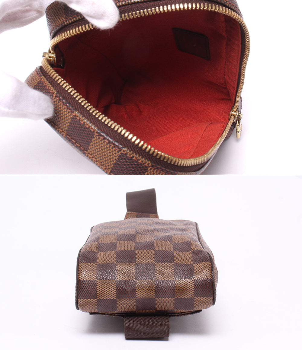 LOUIS VUITTON ボディバッグ ウエストポーチ ジェロニモス ダミエ エベヌ N51994 メンズ ルイ・ヴィトン