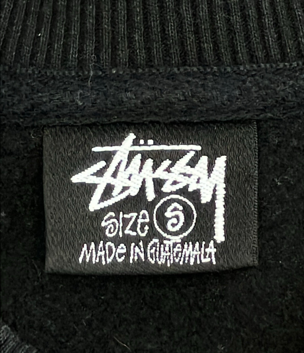 STUSSY WORLD TOUR CREW 長袖 スウェット 裏起毛 メンズ SIZE S ステューシー