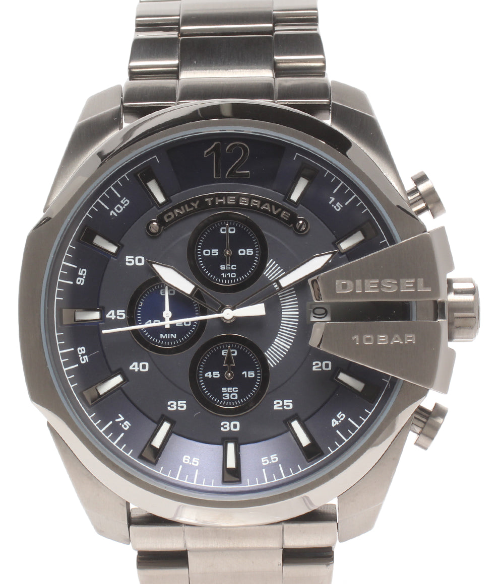 美品 DIESEL 腕時計 クオーツ ブラック DZ-4329 メンズ ディーゼル