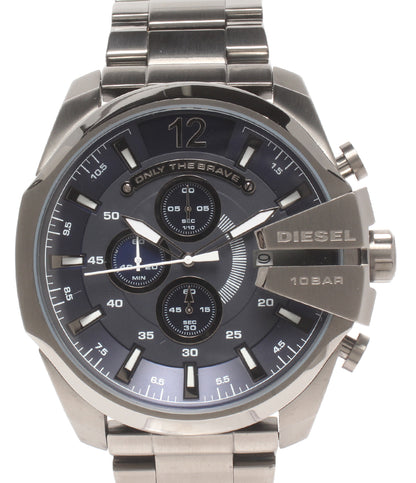 美品 DIESEL 腕時計 クオーツ ブラック DZ-4329 メンズ ディーゼル