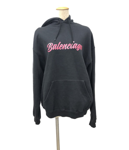 バレンシアガ  バービーロゴプリントプルオーバーパーカー 19AW 裏起毛     583222 TFV60 レディース SIZE S (S) Balenciaga