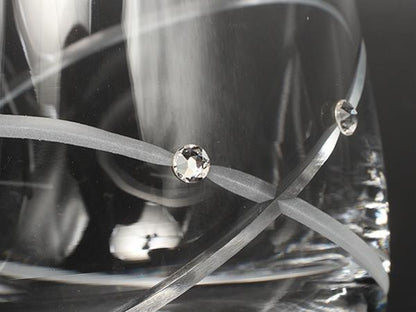 美品 WEDGWOOD グラス タンブラー 2点セット ペア プロミシス ウィズディスリング ウエッジウッド