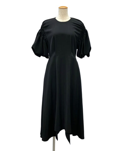 LANVIN en Bleu 半袖ワンピース パフスリーブ フレア 3326309 レディース SIZE 38 (M) ランバンオンブルー