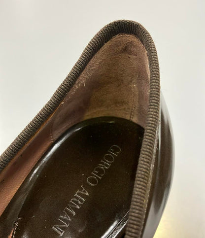 GIORGIO ARMANI ポインテッドトゥパンプス リボン レディース SIZE 37 1/2 ジョルジオアルマーニ
