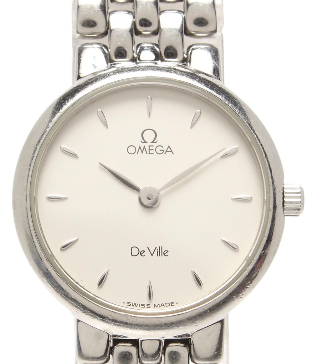 OMEGA 腕時計 de ville デ・ヴィル クオーツ シルバー レディース オメガ