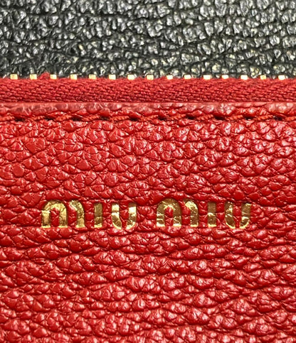 MIUMIU 三つ折り長財布 ラブレター レディース ミュウミュウ