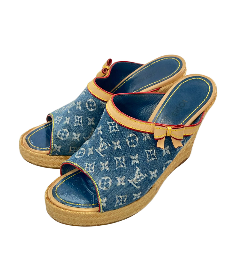 【正規店購入/送料込/箱付き】 ルイヴィトン LOUIS VUITTON サンダル 白 ウェッジソール 靴 ヴィトン LOUIS VUITTON（ルイ・ヴィトン） ヴィトン LVエスカル スターボード